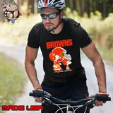 Cleveland Browns Peanuts Snoopy Charlie Brown And Woodstock Shirt Unisex