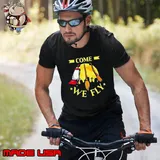 Come We Fly Funny Halloween Costume Vaccuum Witch Broom Shirt