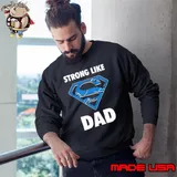 Detroit Lions Strong Like Dad Superman Shirt