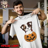 Halloween Dog Pumpkin Shirt