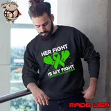 Her Fight Is My Fight Lymphoma Cancer Awareness T-Shirt