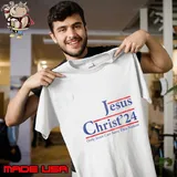 Jesus Christ 2024 Only Jesus Can Save This Nation T-Shirt