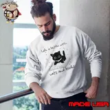 Life Is Better With Cats And Books s Sweatshirt