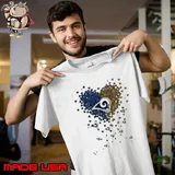 Los Angeles Rams Tiny Heart Shape 2023 Shirt