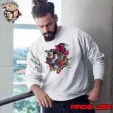 Men Samurai Dragon Johnny Silverhand Shirt Sweatshirt