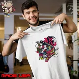 Men Samurai Dragon Johnny Silverhand Shirt