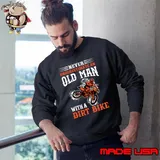 Never Underestimate an Old Guy On A Bike T-Shirt