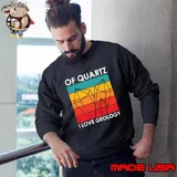 Of Quartz I Love Geology Vintage T-Shirt