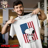 Olympic Snoopy USA Flag Happy 4th Of July Day Shirt