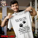 Once Upon A Time There Was A Girl love Bears and Tattoos shirt