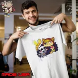 One Piece Law And Corasan Cats Shirt