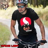 Pumpkin baby toothless with Safeway logo shirt