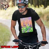 Sunset Spongebob Window Poster Shirt Unisex