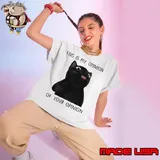 This Is My Opinion Black Cat s Ladies tee