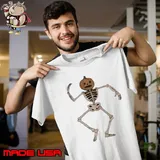 Vintage Otgw Skeleton Over The Garden Wall Halloween Shirt