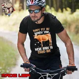 Why Fit In When You Were Born To Stand Out COw shirt