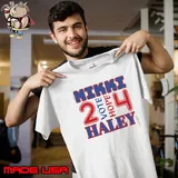 2024 Vote For Nikki Haley Vote And Hope 4 Shirt Unisex