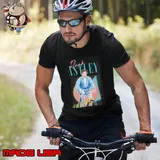 80s Vibin’ Cyclin’ Aesthetic Rick Astley Shirt Unisex