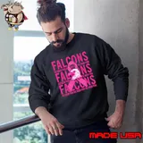 Atlanta Falcon Mascot We Wear Pink Cancer shirt