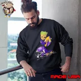 Baby Groot hug football Vikings logo shirt