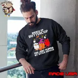 Buckle up buttercup you just flipped my witch switch owl halloween shirt