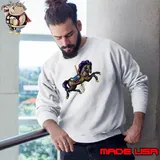 Carousel Horse Black Shirt Sweatshirt