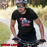 Detroit Pistons Basketball Snoopy Dog Driving Car Shirt Unisex