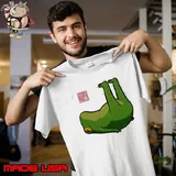 Feet Up Viparita Karani Pose Yoga Frog Shirt Unisex