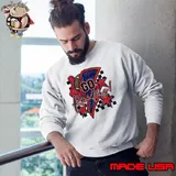 Go Raiders Football Sublimation Design s Sweatshirt