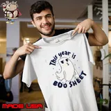 Halloween This Year Is Boo Sheet Cute Cartoon Ghost Shirt Unisex