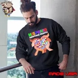 Hispanic Heritage Month Hand Heart Flags s Sweatshirt