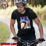 Homage Music Icon Legend Graphic Rick Astley Shirt Unisex