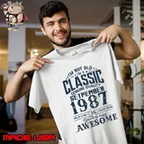 I'm not old classic september 1987 36 years of being awesome s Unisex