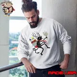Krampus The Christmas Devil Retro Krampus Christmas s Sweatshirt