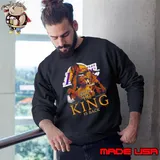 Los Angeles Lakers Lebron James The King Is Back s Sweatshirt