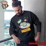 Master Yoda Driving Car Star Green Bay Packers Football 2023 Shirt