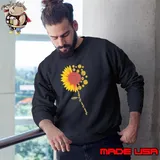 My heart my hero my firefighter sunflower shirt