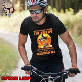 My Husband Thinks I'm Crazy Who Married Me Black Cat Blood Moon halloween s Unisex
