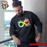 New Orleans Saints Autism Awareness Infinity It’s ok to be Different s Sweatshirt