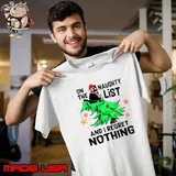 On the naughty list I regret nothing Merry Christmas Shirt Unisex
