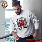 Personalized Just Try And Stop My Son Football Player Shirt