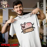 Piggy Pusheen Style Art Shirt Unisex