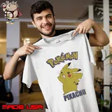 Pokemon mad engine Pikachu pose Shirt Unisex