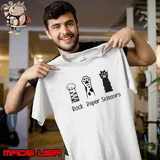 Rock Paper Scissors Hand Game Cute Paw s Unisex