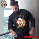 Snoopy Halloween and Merry Christmas Autumn s Sweatshirt