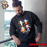 Snoopy Halloween and Merry Christmas happy Hallothanksmas s Sweatshirt