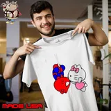 Spiderman Hello Kitty Kissing s Unisex