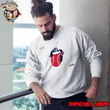 The Rolling Stones x Atlanta Braves MLB Hackey Diamonds Limited Edition Vinyl Collection Collab Shirt Sweatshirt