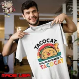 The Tacocat Spelled Backward Is Tacocat Retro T-Shirt Unisex