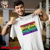There are more than two genders LGBT Flag s Unisex